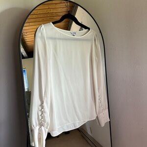 Express White Classic Blouse